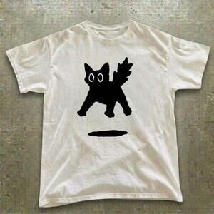 White And Black Cat T-Shirt